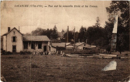 Cpa lacanche vue sur - cpa,