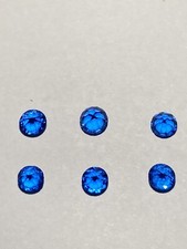 Saphirs bleus naturels tailles ronde 3,00 carats En ? 2 rubis bruts