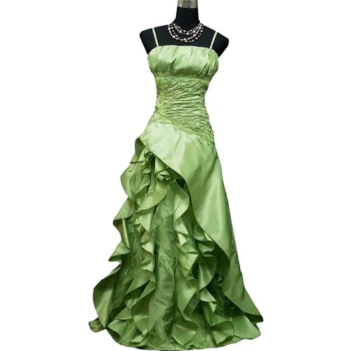 Robe soirée longue vert - longue,