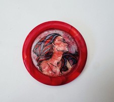Broche portrait sérigraphié