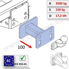 Plaque de déport pour boule