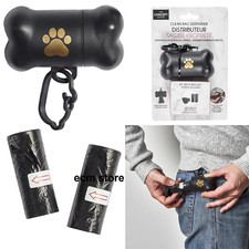 Distributeur de sac 45 sac de propreté pour chien 3 rouleaux sac à crottes