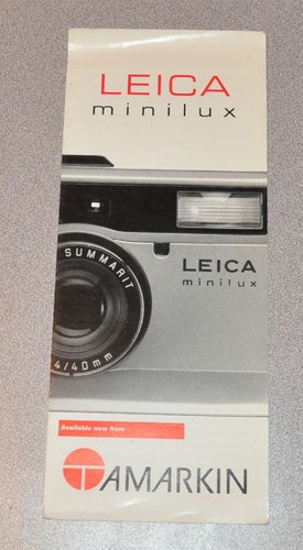 Leica minilux fold - minilux, out