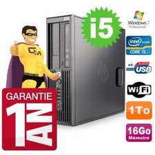 HP WorkStation Z220 SFF Core I5-3470 3.2Ghz 16Go Disque 1To Graveur W7 Pro Wifi