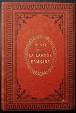 BINGER: Essai sur la langue Bambara parlée dans le Kaarta et le Bélédougou 1886