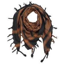 Kufiya noir marron Shemagh