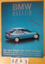 BMW MAGAZINE 1/1994 3 COMPACT MC LAREN F1 Prospectus 100 pages Allemand