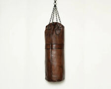 Sac de boxe marron vintage