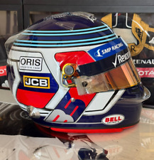 Race used helmet 2018 Sergey Sirotkin Williams Martini GP Abu Dhabi F1 Signed