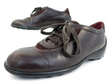 CHAUSSURES FEMME TOD'S DERBIES BASKETS CUIR MARRON TAILLE  FR 36.5 IT 35.5