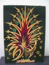 tapisserie paon comme Jean Lurçat