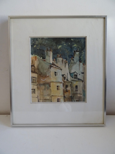 Ancien tableau vue corse - vue,