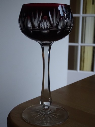 Ancien verre vin couleur - a,