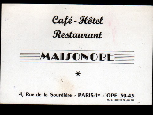 Paris cafe hotel - paris, (i°)