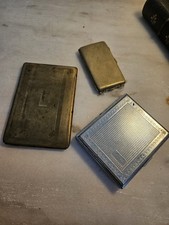 Lot 3 étuis vintage métal &