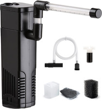 Filtre Intérieur Aquarium Jusqu'À 20L, Pompes Et Filtres Pour Aquarium D'Eau Dou