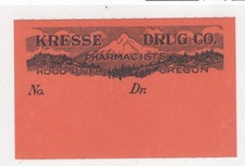 KRESSE DRUG CO HOOD RIVER