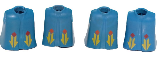 Playmobil torses corps - x4,