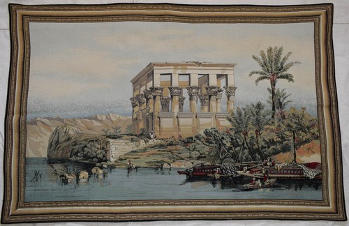 Tapisserie temple philae 39 - tapisserie,