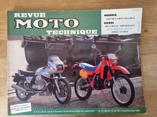 Revue technique moto - revue,