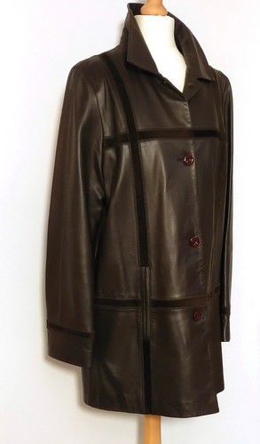 Manteau cuir agneau - manteau, d’agneau