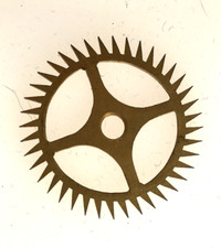 Roue d échappement 40 dents 36,7mm  pendule horloge Morbier pendel uhr clock 10