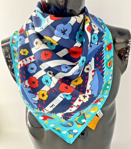 Foulard carré soie inès - foulard,