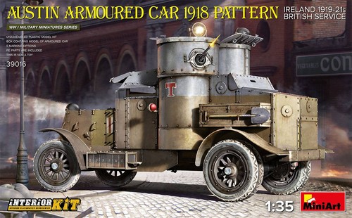 Voiture blindée austin 1918 - austin,