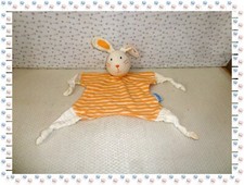 ✿ - Doudou Plat Lapin Jaune
