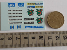 decalcomanie decals 1/43