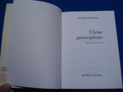 Ulysse gramophone deux mots - gramophone.,