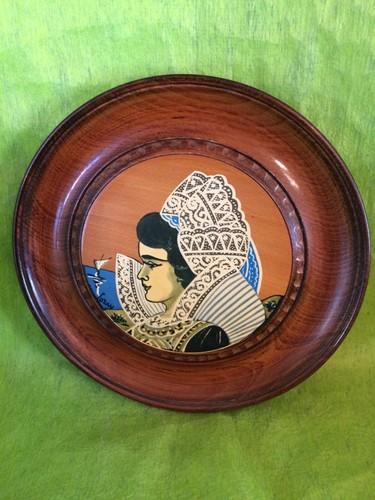 Assiette bois femme - bois,