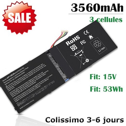 Ap13b3k batterie pour acer - ap13b3k,