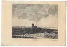 Eau-forte -  PAYSAGE -