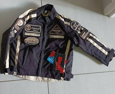 CORDURA BSTAR MOTO Blouson moto enfant nombreux écussons Taille 3 (GLS)