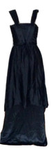 Longue Robe Mango Soie Noir