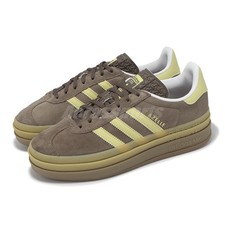 adidas Originals Gazelle Bold W Earth Strata Powder Yellow Women Casual JI2697