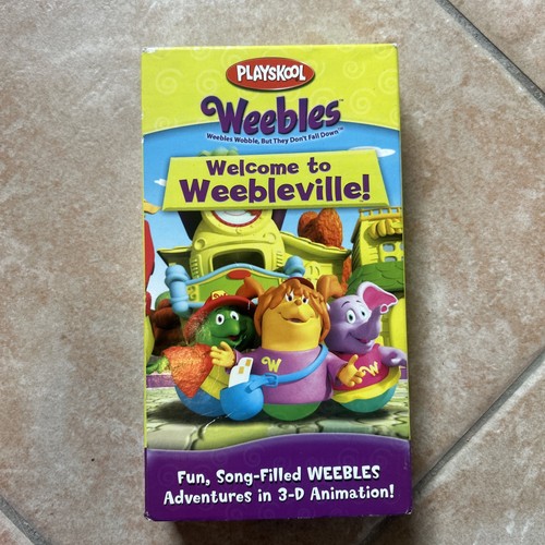 Playskool weebles vhs tape - playskool,