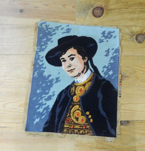 Vintage tapisserie homme - tapisserie,