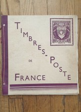 Timbres + Ancien Album Les Timbres Poste De La France 1942 16 eme Édition 