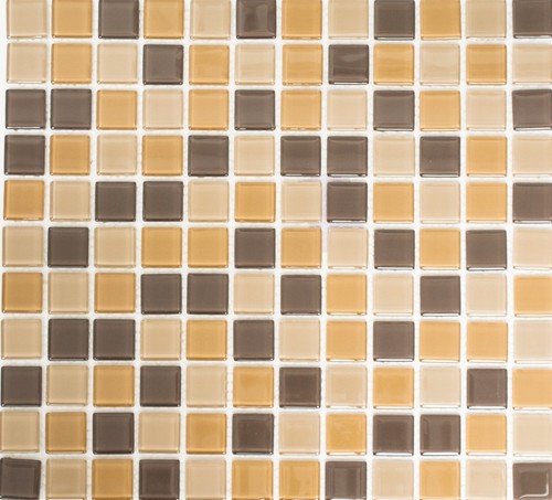 Mosaïque verre sur trame - mosaïque, en