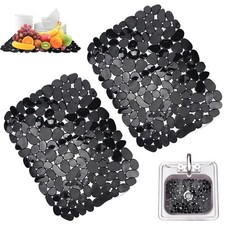 Lot de 2 tapis d'évier de