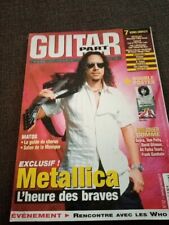 SPÉCIAL metallica-revue GUITAR PART-n°152-novembre 2006