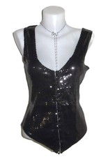 Gilet léger sans manches « sequins »  Vintage Made France