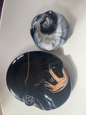 Magnifique Cendrier Pâté De Verre  Maure-Viel Et Son Petit Presse Papier