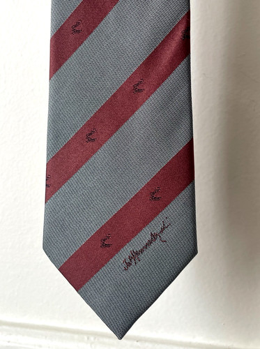 Cravate soie rayure - cravate, gris