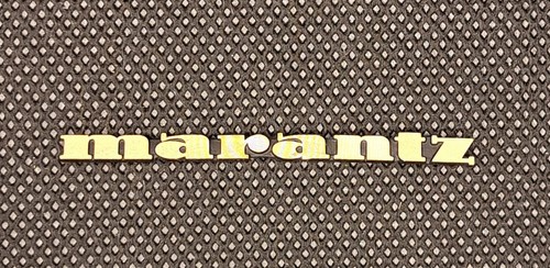Logo marantz doré 5cm - logo,