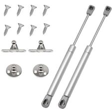 2x Vérin à gaz automatique gris Meuble Hydraulique Ressort Amortisseur Porte 60N