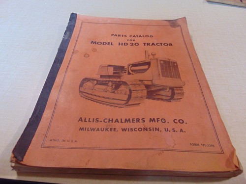 Parts catalog model 20 - catalog,