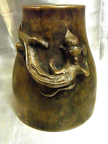 Ancien vase brule - ancien,